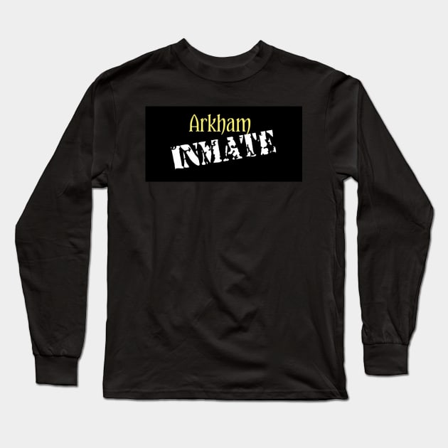 Arkham Inmate #2 Long Sleeve T-Shirt by Psychosis Media